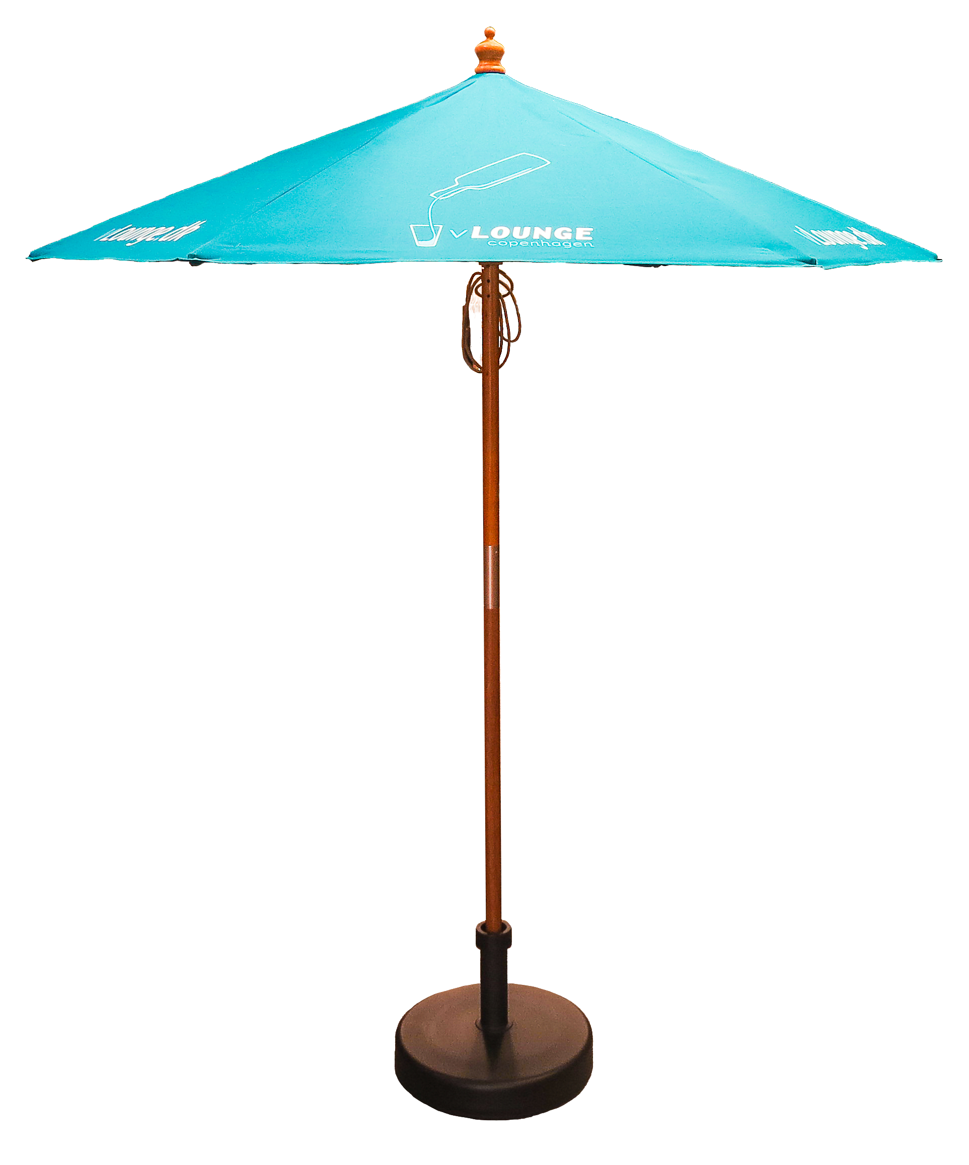 2m Wooden Parasol